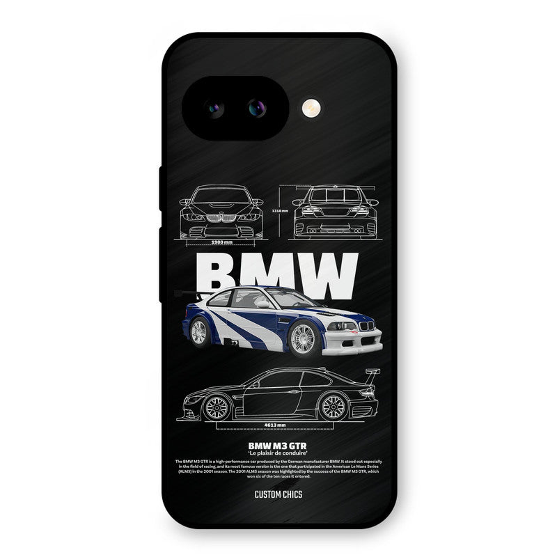 BMW GTR Google Pixel 9A Mobile Back Cover - Car&Bike PrintShield Case