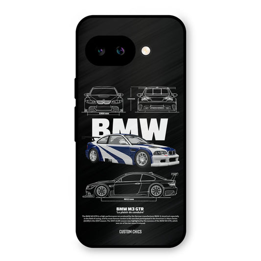 BMW GTR Google Pixel 9A Mobile Back Cover - Car&Bike PrintShield Case