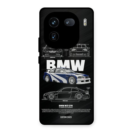 BMW GTR iQOO 12 Mobile Back Cover - Car&Bike PrintShield Case