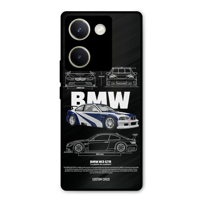 BMW GTR Vivo Y200 Pro Mobile Back Cover - Car&Bike PrintShield Case