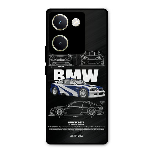 BMW GTR Vivo Y200 Pro Mobile Back Cover - Car&Bike PrintShield Case