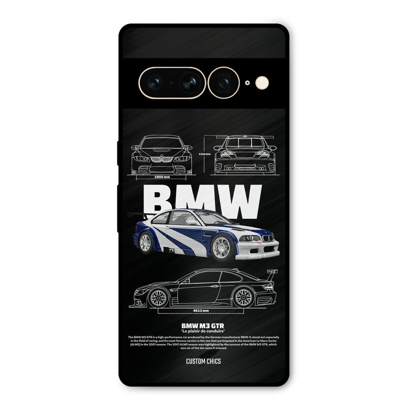 BMW GTR Google Pixel 7 Pro Mobile Back Cover - Car&Bike PrintShield Case