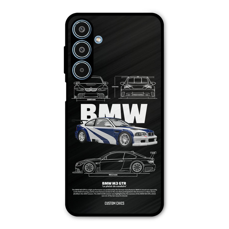BMW GTR Samsung Galaxy M35 5G Mobile Back Cover - Car&Bike PrintShield Case