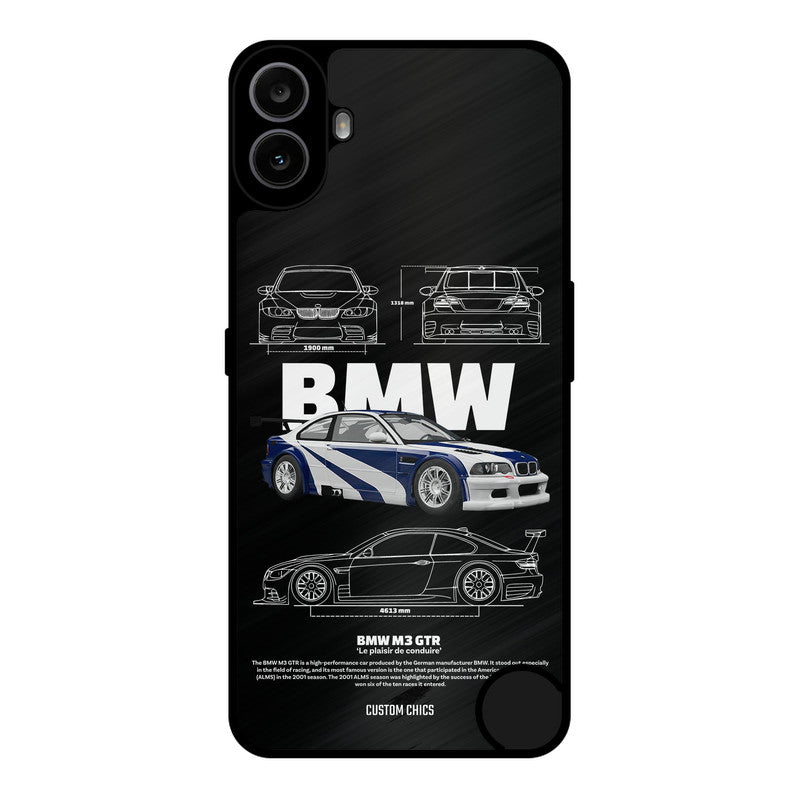 BMW GTR Nothing CMF Phone 1 Mobile Back Cover - Car&Bike PrintShield Case