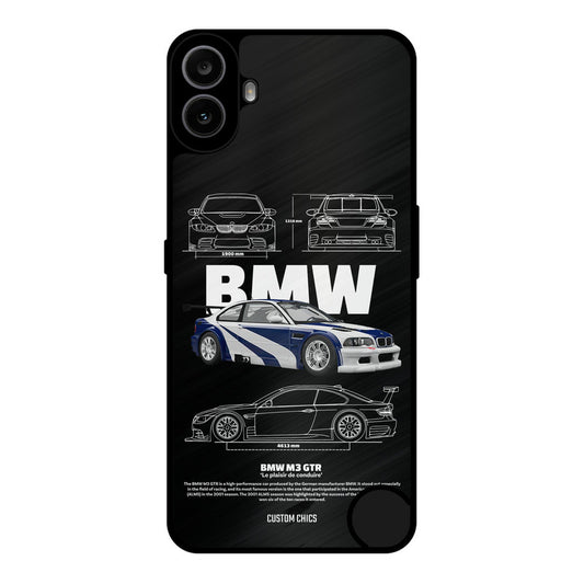 BMW GTR Nothing CMF Phone 1 Mobile Back Cover - Car&Bike PrintShield Case