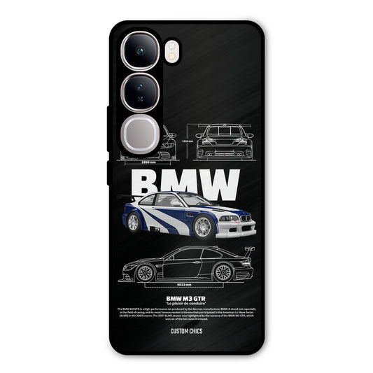 BMW GTR Vivo Y300 Mobile Back Cover - Car&Bike PrintShield Case