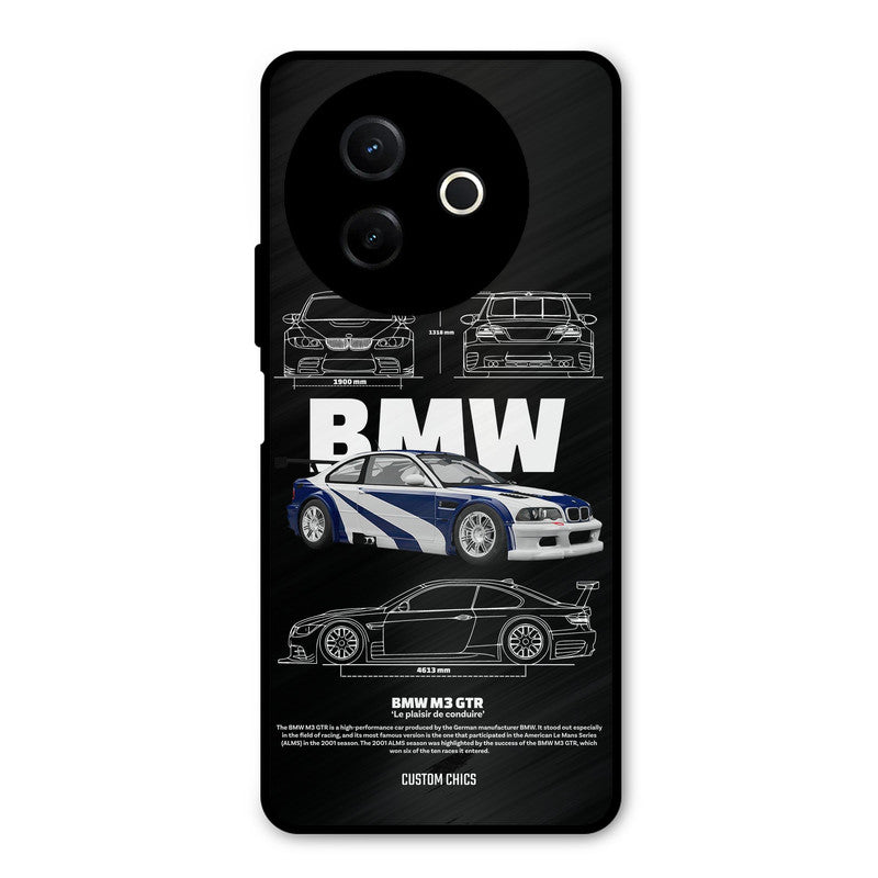 BMW GTR Vivo Y39 Mobile Back Cover - Car&Bike PrintShield Case