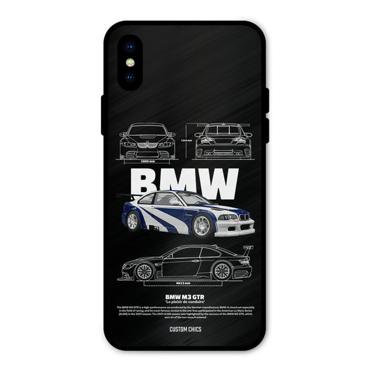 BMW GTR iPhone X Mobile Back Cover - Car&Bike PrintShield Case