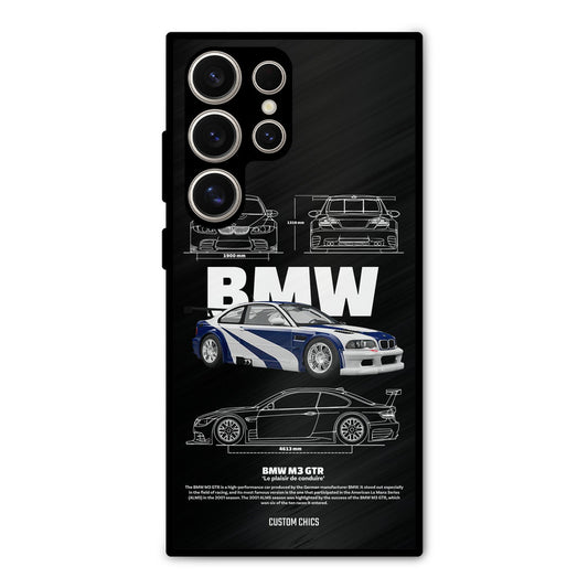 BMW GTR Samsung Galaxy S24 Ultra Mobile Back Cover - Car&Bike PrintShield Case