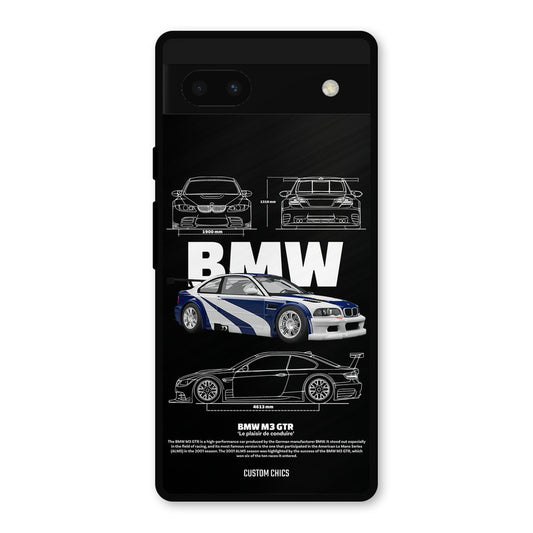 BMW GTR Google Pixel 6a Mobile Back Cover - Car&Bike PrintShield Case