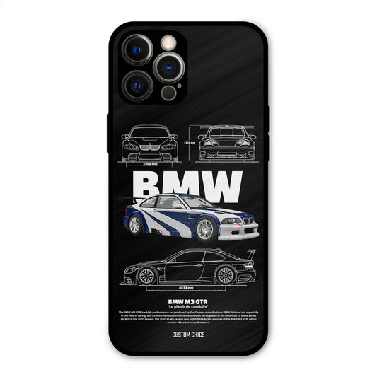 BMW GTR iPhone 12 Pro Mobile Back Cover - Car&Bike PrintShield Case