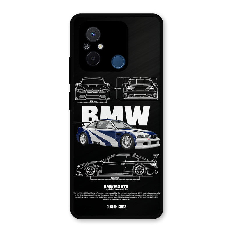 BMW GTR Redmi 12c Mobile Back Cover - Car&Bike PrintShield Case