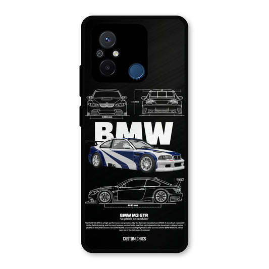 BMW GTR Redmi 12c Mobile Back Cover - Car&Bike PrintShield Case