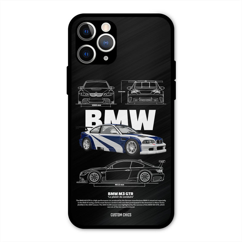 BMW GTR iPhone 11 Pro Mobile Back Cover - Car&Bike PrintShield Case