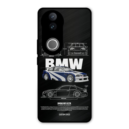 BMW GTR Vivo V50e Mobile Back Cover - Car&Bike PrintShield Case