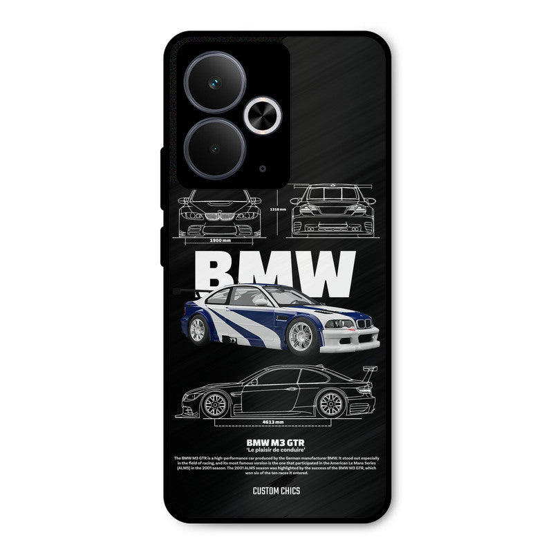 BMW GTR Realme 14T Mobile Back Cover - Car&Bike PrintShield Case