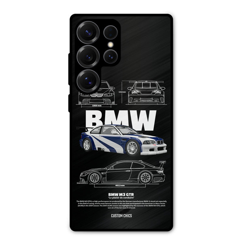 BMW GTR Samsung Galaxy S25 Ultra Mobile Back Cover - Car&Bike PrintShield Case