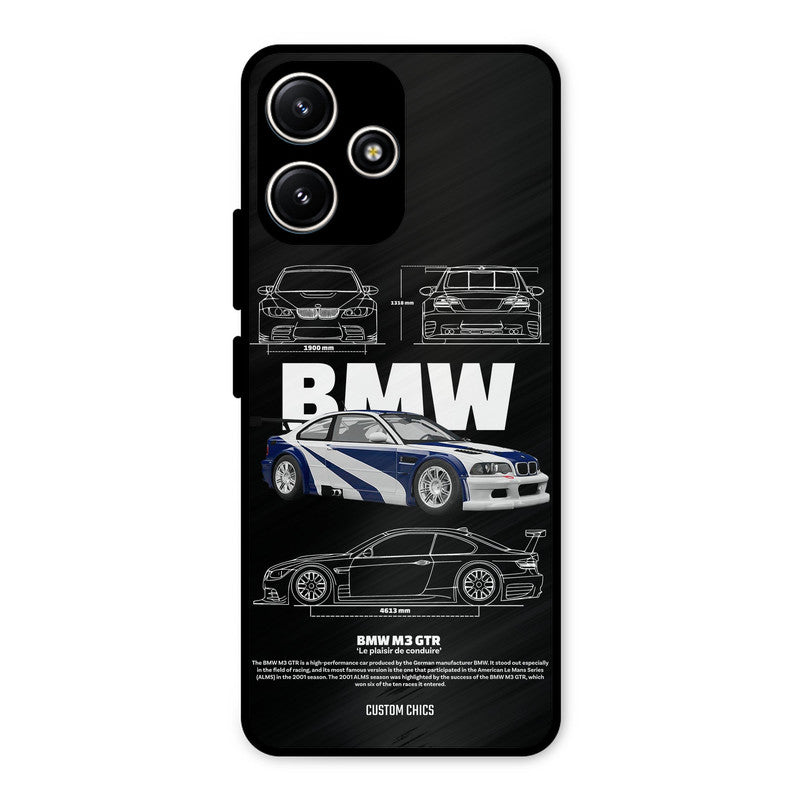 BMW GTR Redmi 12 5G Mobile Back Cover - Car&Bike PrintShield Case