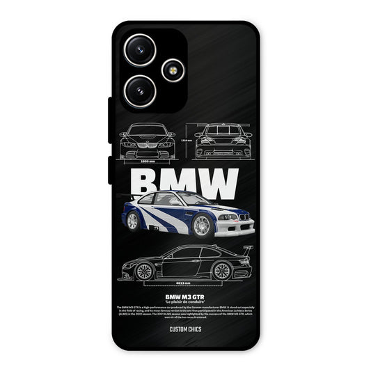 BMW GTR Redmi 12 5G Mobile Back Cover - Car&Bike PrintShield Case