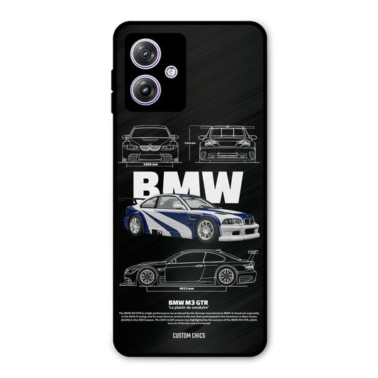 BMW GTR Motorola G64 5G Mobile Back Cover - Car&Bike PrintShield Case