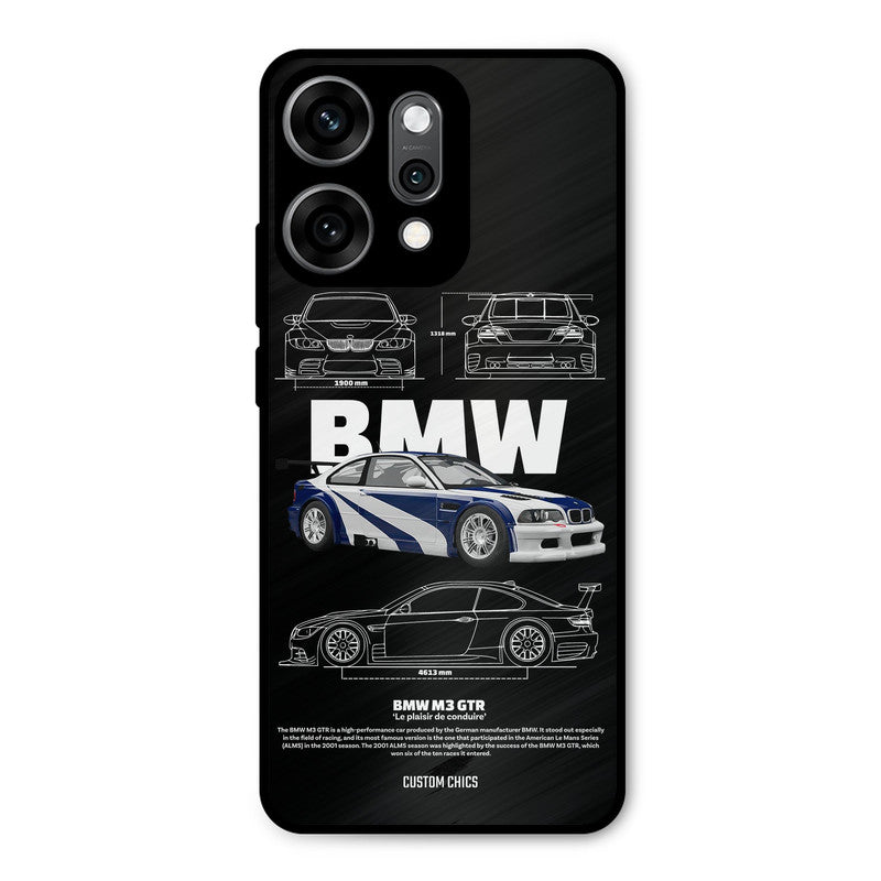 BMW GTR Oppo Reno 14 Pro Mobile Back Cover - Car&Bike PrintShield Case