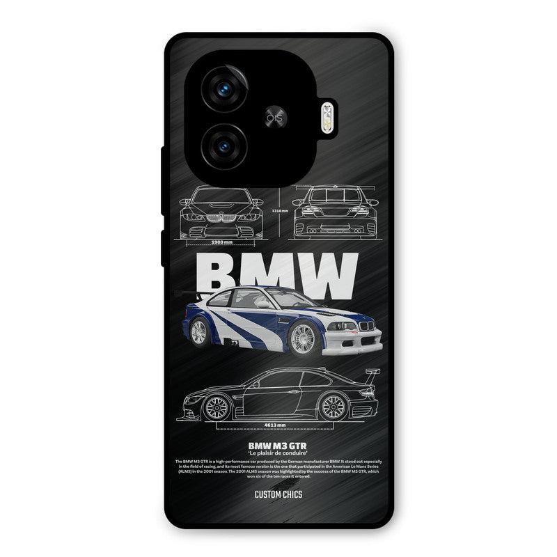 BMW GTR iQoo Neo 10R Mobile Back Cover - Car&Bike PrintShield Case