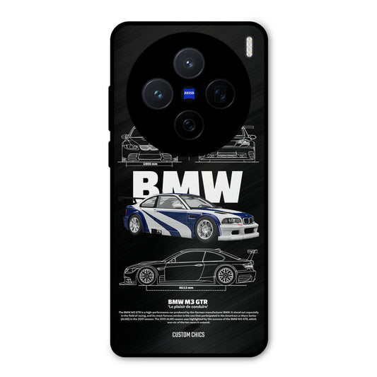 BMW GTR Vivo X200 Mobile Back Cover - Car&Bike PrintShield Case