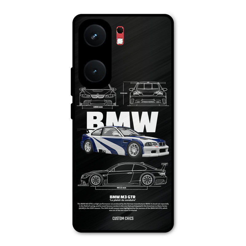 BMW GTR iQOO Neo 9 Pro Mobile Back Cover - Car&Bike PrintShield Case