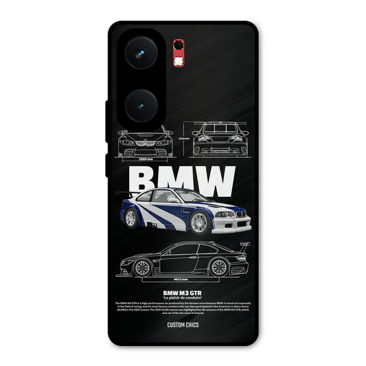 BMW GTR iQOO Neo 9 Pro Mobile Back Cover - Car&Bike PrintShield Case