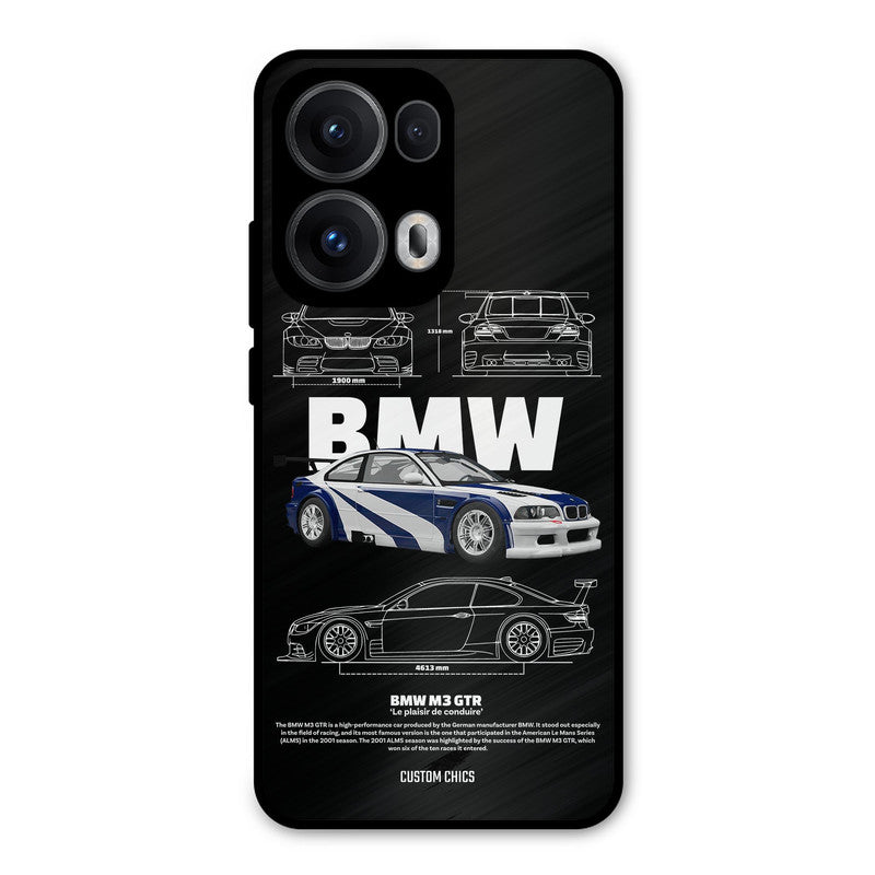 BMW GTR Oppo Reno 13 Pro 5G Mobile Back Cover - Car&Bike PrintShield Case
