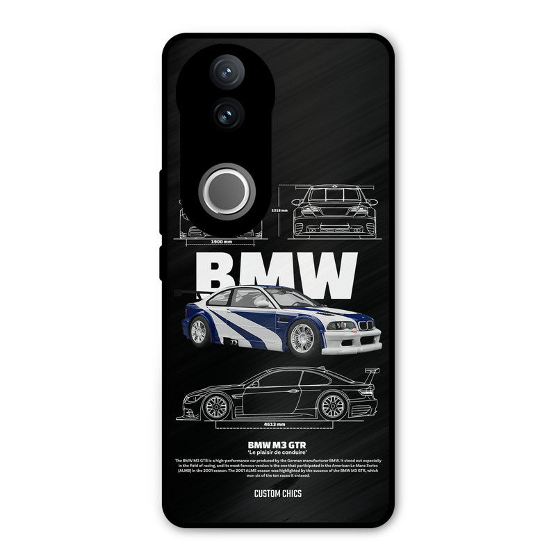 BMW GTR iQOO Z10R Mobile Back Cover - Car&Bike PrintShield Case