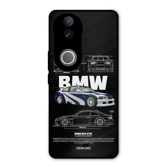 BMW GTR iQOO Z10R Mobile Back Cover - Car&Bike PrintShield Case