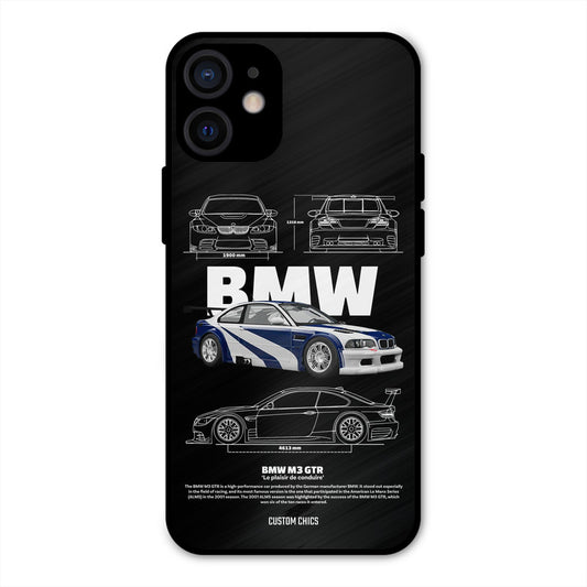 BMW GTR iPhone 12 Mini Mobile Back Cover - Car&Bike PrintShield Case