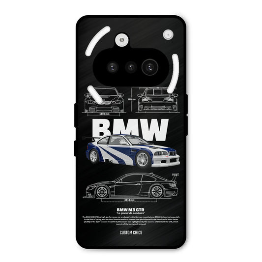 BMW GTR Nothing Phone 3A Mobile Back Cover - Car&Bike PrintShield Case