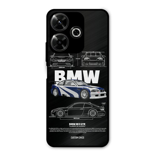 BMW GTR Redmi 13 5G Mobile Back Cover - Car&Bike PrintShield Case