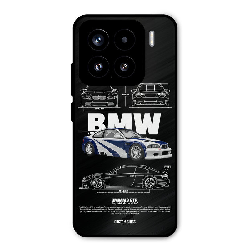 BMW GTR Xiaomi 15 5G Mobile Back Cover - Car&Bike PrintShield Case