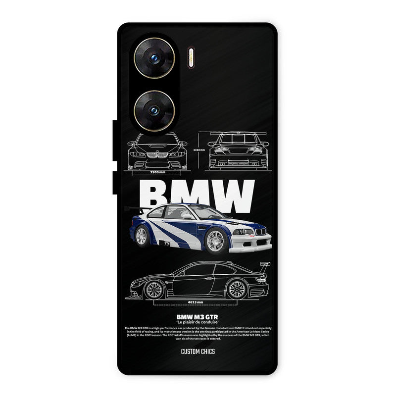 BMW GTR Vivo V29e Mobile Back Cover - Car&Bike PrintShield Case