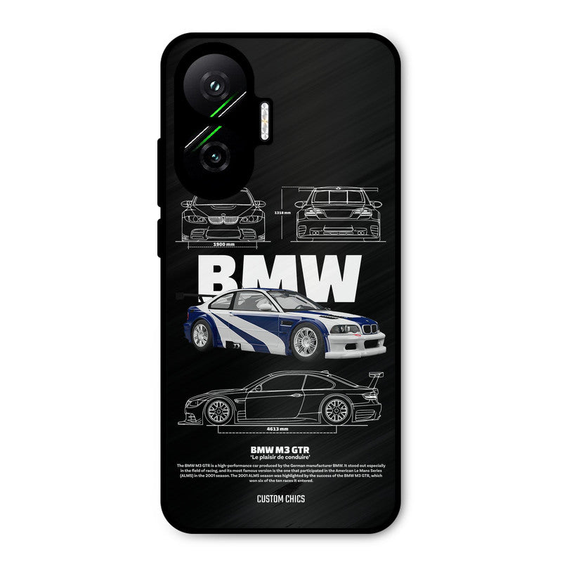BMW GTR Poco F7 5G Mobile Back Cover - Car&Bike PrintShield Case