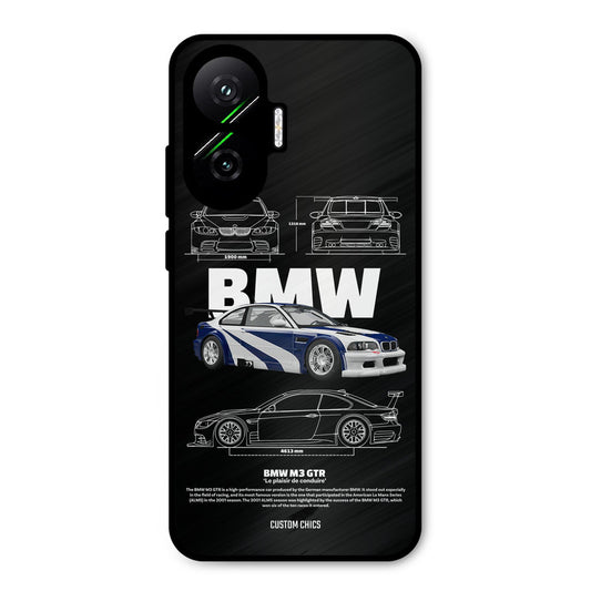 BMW GTR Poco F7 5G Mobile Back Cover - Car&Bike PrintShield Case