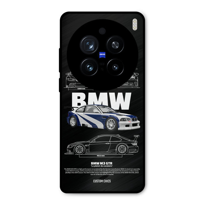 BMW GTR Vivo X200 Pro Mobile Back Cover - Car&Bike PrintShield Case