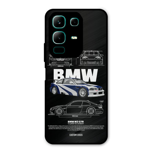 BMW GTR Infinix Note 50x Mobile Back Cover - Car&Bike PrintShield Case