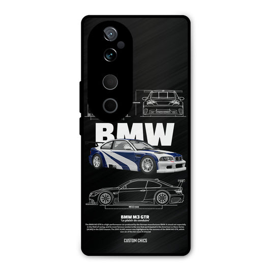 BMW GTR Vivo V40 Mobile Back Cover - Car&Bike PrintShield Case