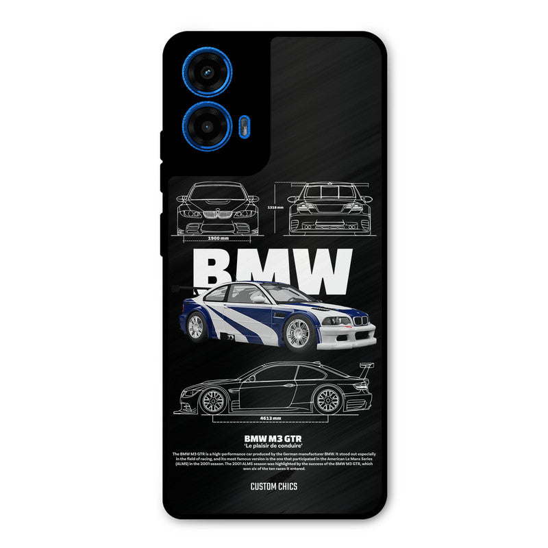 BMW GTR Moto G45 Mobile Back Cover - Car&Bike PrintShield Case