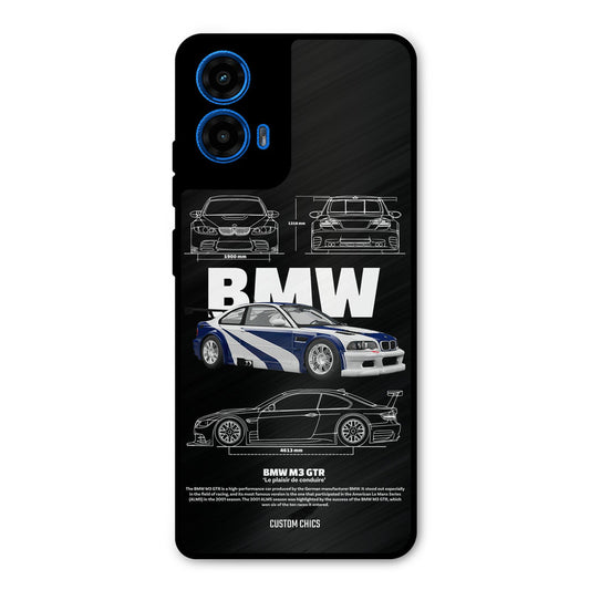 BMW GTR Moto G45 Mobile Back Cover - Car&Bike PrintShield Case