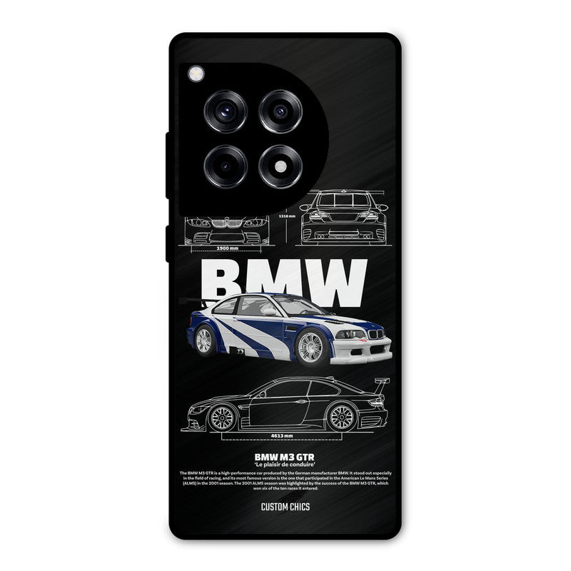 BMW GTR OnePlus 12R Mobile Back Cover - Car&Bike PrintShield Case