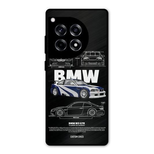 BMW GTR OnePlus 12R Mobile Back Cover - Car&Bike PrintShield Case