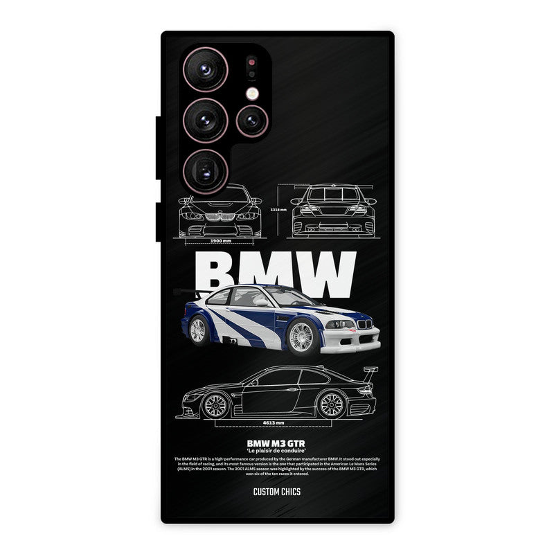 BMW GTR Samsung Galaxy S22 Ultra Mobile Back Cover - Car&Bike PrintShield Case