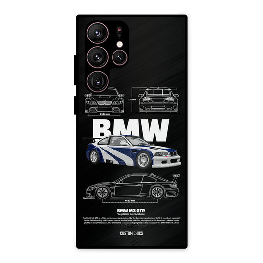 BMW GTR Samsung Galaxy S22 Ultra Mobile Back Cover - Car&Bike PrintShield Case