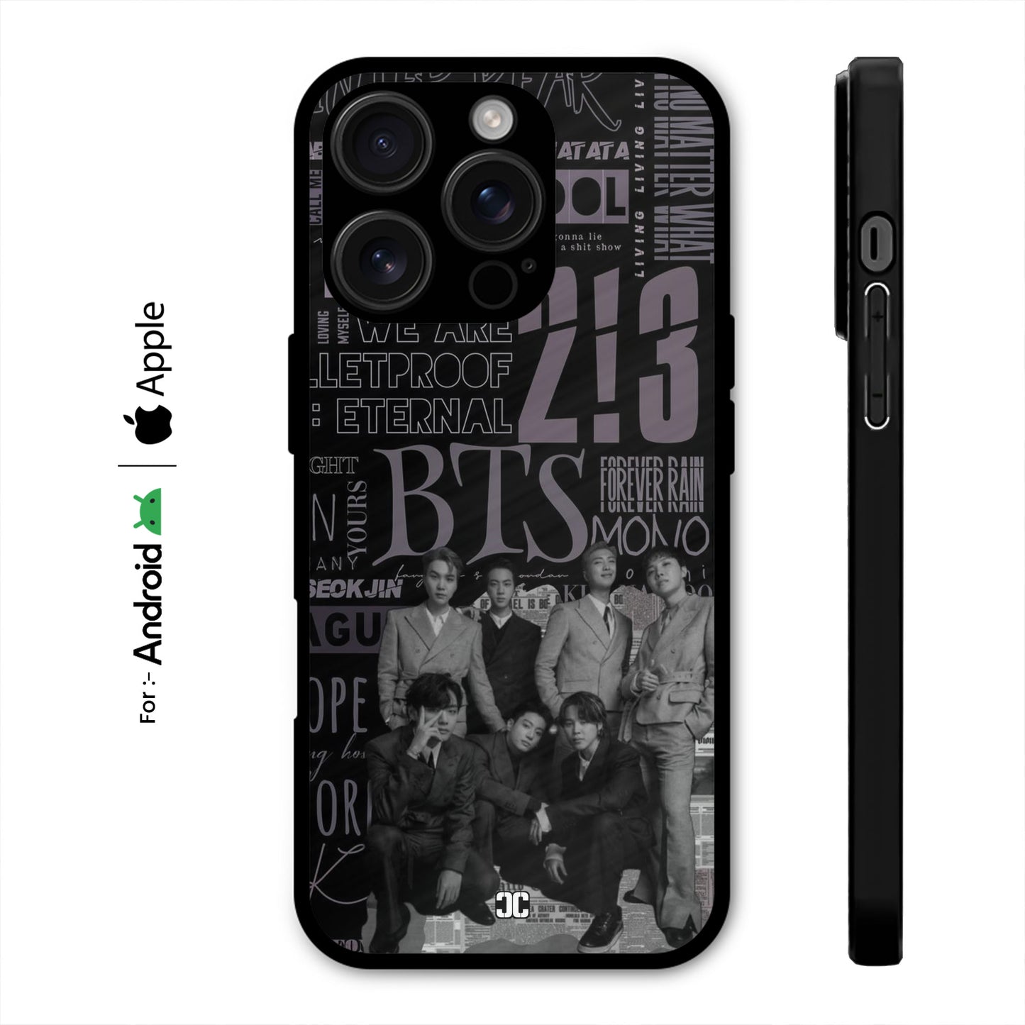 BTS Typo Case – Premium PrintShield Mobile Cover