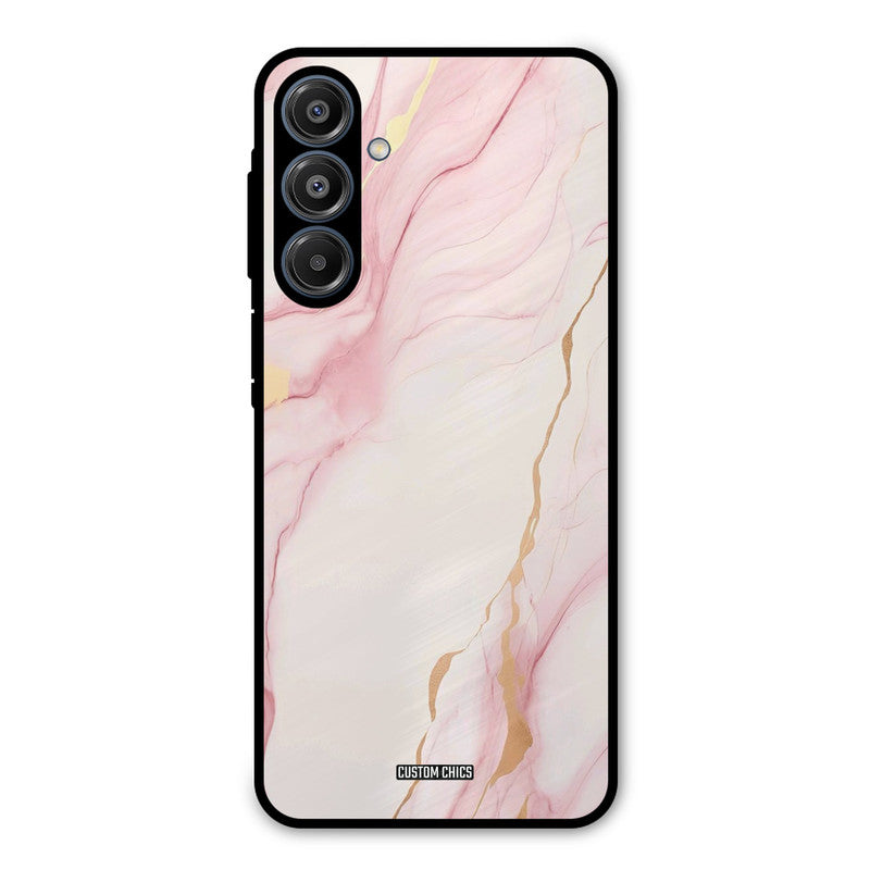 Baby Pink Marble Samsung Galaxy A16 5G Mobile Back Cover - Aesthetic PrintShield Case